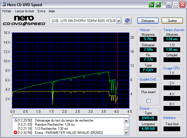 Nero CD/DVD Speed V3.30