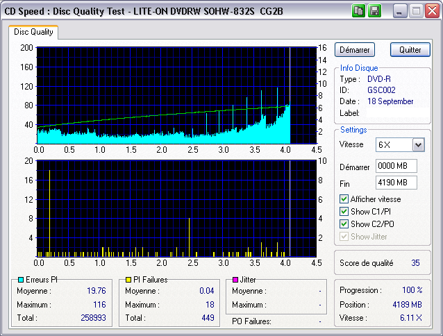 Nero CD/DVD Speed V3.30